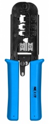 Nexxt Solutions Pinza Crimpadora PTKCTR3RTST3S, RJ-11/RJ-12/RJ-45, Negro 