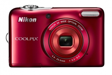 Cámara Digital Nikon COOLPIX L32, 20.1MP, Zoom óptico 5x, Rojo 