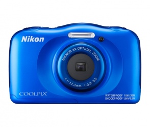 Cámara Digital Nikon COOLPIX W100, 13.2MP, Zoom óptico 3x, Azul 