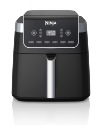 Ninja Freidora de Aire Pro XL, 6 Litros, 1750W, 232°C, Negro/Plata 