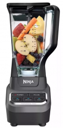Ninja Licuadora Blender CO650B, 2 Litros, 1000W, 4 Velocidades, Negro  
