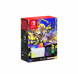 Nintendo Switch OLED 64GB, Wi-Fi, Edición Splatoon 3 