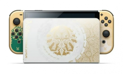 Nintendo Switch The Legend of Zelda Tears of the Kingdom, 64GB, Wi-Fi, Blanco 