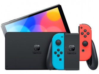 Nintendo Switch OLED, 64GB, Wi-Fi, Multicolor, Versión Internacional 