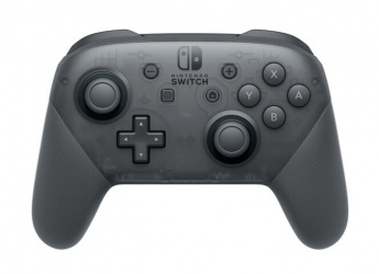 Nintendo Pro Controller, Inalámbrico, Negro, para Nintendo Switch ― Edición Japón 