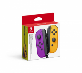 ﻿Nintendo Joy-Con, Inalámbrico, Morado/Naranja, para Nintendo Switch 