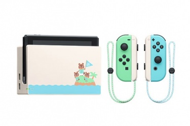 Nintendo Switch Animal Crossing: Horizons Edition, WiFi, Verde/Azul 