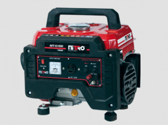 Nitro Generador de Gasolina NIT-G1000, 900W, 120V, 6 Litros  