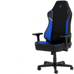 Nitro Concepts Silla Gamer NC-X1000-BB, hasta 135kg, Negro/Azul 