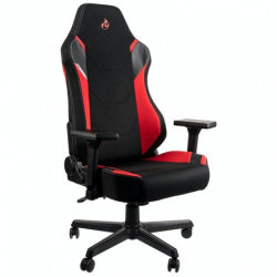 Nitro Concepts Silla Gamer X1000, hasta 135kg, Negro/Rojo 