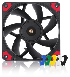 Ventilador Noctua NF-A12x15 PWM chromax.blck.swap, 120mm, 1850RPM, Negro 