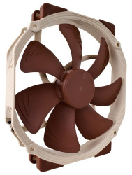 Ventilador Noctua NF- A15 PWM, 140mm, 1200RPM, Café  