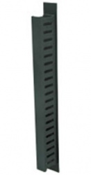 North System Organizador de Cables Vertical para Rack, 4'' x 4'', Negro 