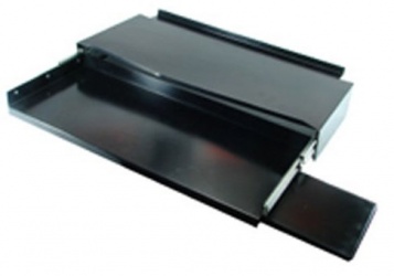 North System Charola para Teclado y Mouse, 19'' x 18'', Negro Liso 