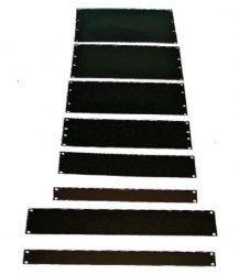 North System Panel de Ciego de 19'', 2U, Negro 