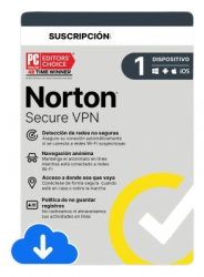 Norton Lifelock WiFi VPN, 1 Licencia, 2 Años, Windows/Mac ― Producto Digital Descargable 