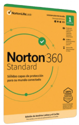 Norton Lifelock 360 Estándar, 1 Licencia, 2 Años, Windows/Mac ― Producto Digital Descargable 