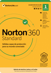 Norton 360 Standard/Internet Security, 1 Dispositivo, 1 Año, Windows/Mac 