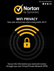 Norton WiFi VPN Secure Privacy, 1 Dispositivo, 2 Años, Windows/Mac/Android/iOS ― Producto Digital Descargable 