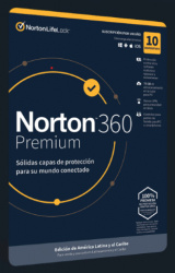 Norton 360 Premium Total Security, 10 Dispositivos, 2 Años, Windows/Mac/Android/iOS ― Producto Digital Descargable 