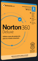 Norton 360 Deluxe Total Security, 5 Dispositivos, 2 Años, Windows/Mac/Android/iOS ― Producto Digital Descargable 