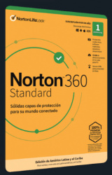 Norton 360 Estándar Internet Security, 1 Dispositivo, 2 Años, Windows/Mac/Android/iOS ― Producto Digital Descargable 