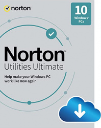 Norton Utilities Ultimate, 1 Usuario, 10 Dispositivos, 2 Años, Windows ― Producto Digital Descargable ― ¡Obtén $100 en saldo de regalo para su próxima compra! 