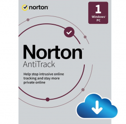 Norton AntiTrack, 1 Dispositivo, 2 Años, Windows ― Producto Digital Descargable 
