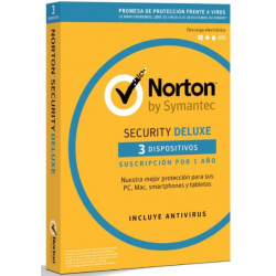 Symantec Norton Security Deluxe 3.0 Español, 3 Usuarios, 1 Año, Windows/Mac/Android/iOS 
