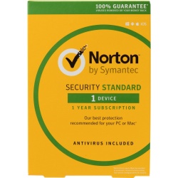 Norton LifeLock Security Standard Español, 1 Usuario, 1 Año, Windows/Mac/Android/iOS 