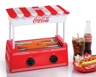 Nostalgia Maquina de Hot-Dogs Coca-Cola, 280W, Rojo/Blanco 
