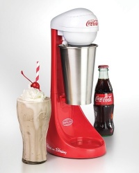 Nostalgia Máquina De Malteadas Retro Coca Cola 2, Acero Inoxidable, Rojo/Blanco 