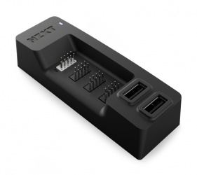 NZXT Hub USB 2.0 Interno, 5x USB 2.0, 480 Mbit/s, Negro 