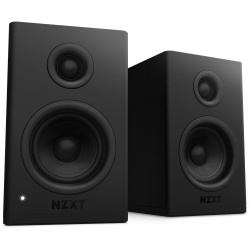 NZXT Bocina AP-SPKB2-US, 2 Vias, Alámbrico, 80W RMS, 3.5mm/RCA, Negro 