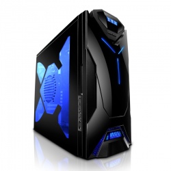 Gabinete Gamer NZXT Guardian 921RB Blue, Midi-Tower, ATX/Baby AT/micro-ATX, USB 3.0, sin Fuente, Negro/Azul 