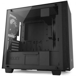 Gabinete NZXT H400 con Ventana, Mini-Tower, Mini-ITX/MicroATX, USB 3.0, sin Fuente, Negro 