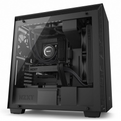 Gabinete NZXT H700i con Ventana RGB, Midi-Tower, ATX/EATX/Micro-ATX/Mini-ITX, USB 2.0/3.0, sin Fuente, Negro 