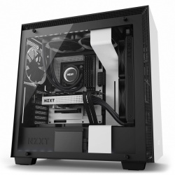 Gabinete NZXT H700i con Ventana RGB, Midi-Tower, ATX/EATX/Micro-ATX/Mini-ITX, USB 2.0/3.0, sin Fuente, Blanco 