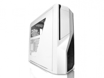 Gabinete NZXT Phantom 410, Midi-Tower, ATX/micro-ATX/mini-ITX, 2x USB 2.0, 2x USB 3.0, Blanco con LEDs Azules 