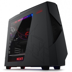 Gabinete NZXT 450 ROG con Ventana, Midi-Tower, ATX/Micro-ATX/Mini-ITX, USB 2.0/3.0, sin Fuente, Negro 
