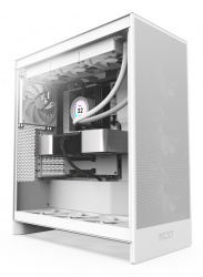 Gabinete NZXT H7 Flow 2024, Midi-Tower, ATX/EATX/Micro-ATX/Mini-ITX, USB 3.0, sin Fuente, 3 Ventiladores Instalados, Blanco 