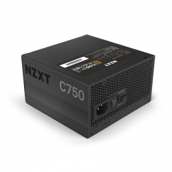 Fuente de Poder NZXT C750M 80 PLUS Gold, 24pin ATX, 120mm, 750W 