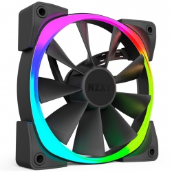 Ventilador NZXT Aer RGB, 120mm, 500 - 1500RPM, Negro - 3 Piezas 