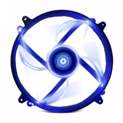 Ventilador NZXT FZ-200 Airflow, LED Azul, 200mm, 700RPM, Negro 