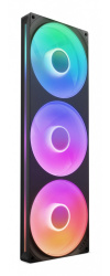 Ventilador NZXT F420 RGB Core, 3x 140mm, 2000RPM, RGB, Negro 