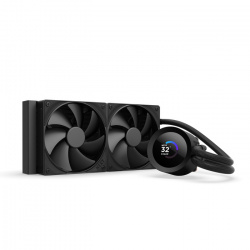 NZXT RL-KN240-B2 Enfriamiento Líquido para CPU, 2x 120mm, hasta 2000RPM, Negro  