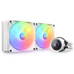 NZXT Kraken 280 Enfriamiento Líquido para CPU, 2x 140mm, hasta 1500RPM, Blanco  
