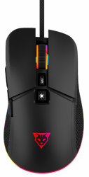 Mouse Gamer Ocelot Gaming Óptico Techno Black, Alámbrico, USB, 7200DPI, Negro 