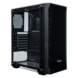 Gabinete Ocelot Gaming OGEC01 con Ventana RGB, Tower, ATX/Micro ATX/Mini-ITX, USB 2.0/3.0, sin Fuente, Negro - No Incluye Ventiladores 