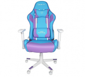 Ocelot Gaming Silla Gamer OSA-06, hasta 150Kg, Azul/Morado 